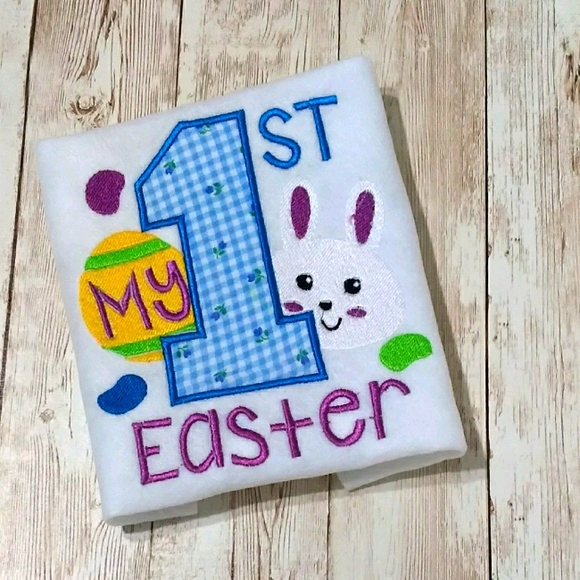 Embroidered Personalized Kid's T-shirt - Picture 1 of 1